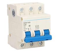 Disjoncteur 3P 400V disjoncteur Miniature montage sur Rail DIN disjoncteur 20A PA66 protecteur de court-Circuit montage sur Rail DIN Interrupteur automatique