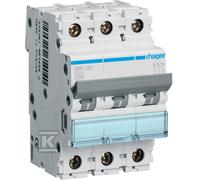 Disjoncteur 3P B 25A NBN325 Icn=10000A/Icu=15kA