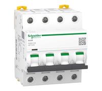 Disjoncteur - 4P - 32 A - Courbe C - 400 Vca - 6000A / 10 kA - Acti9 iC60N - A9F74432 - Schneider