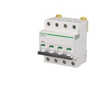 Schneider Electric Disjoncteur miniature Acti9 iC60N 4P 10 A Courbe C Blanc