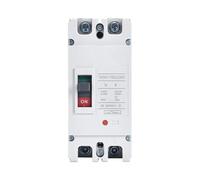 Disjoncteur à boîtier en plastique MCCB 2P 100A 250A 400A 630A, protection de l'équipement de transformateur de moteur à courant élevé(400A)