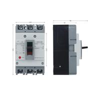 Disjoncteur à boîtier en plastique YCM7-125S/3300, 3P 125A AC400V 15ka, interrupteur solaire, protection du moteur MCCB(50A)