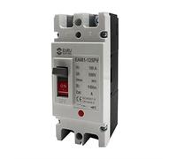 Disjoncteur à boîtier moulé solaire 2P DC500V 63-1250A DC, Protection contre les surcharges MCCB, interrupteur de for photovoltaïque PV(125a)