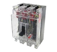 Disjoncteur à boîtier moulé transparent AC 380V DC 220V 63A 3P