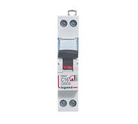 Disjoncteur à bornes à vis courbe C Legrand DNX3 16A 1P+N