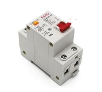 Disjoncteur à courant résiduel 63A DZ40LE 230V 1P + N avec protection contre les fuites de courant Interrupteur automatique