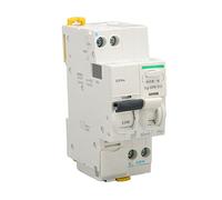 Disjoncteur à Courant Résiduel, AC 230V 16A 1P N Protecteur de Fuite Protection Contre les Surcharges Commutateur D'air pour Lignes de Distribution D'éclairage Résidentiel Système (16A)