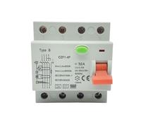 Disjoncteur à courant résiduel CZK6 2P 16A 25A 32A 40A 63A 80A 100A, 1 pièce, AC 10mA 30mA 100mA 300mA(A Class EM Type S,4P16A30MA)