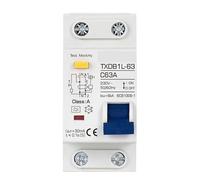Disjoncteur à courant résiduel de Type A/AC RCBO DPNL, Protection contre les fuites de courant court, 16A 20A 32A 40A 50A 63A(A Type AC220V 30mA,16A)