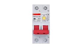 Disjoncteur à courant résiduel de Type AC 32A 40A 63A 80A RCD 15mA 30mA, Protection contre les fuites MCB 220V 16A 20A(20A)