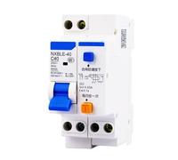 Disjoncteur à courant résiduel NXBLE-40 DZ30LE DZ47LE EPNL DPNL 230V 1P + N, avec Protection contre les surintensités et les courts-circuits, RCBO 1 pièce(40A)