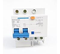 Disjoncteur à courant résiduel RCBO DZ47LE-63 2P 30mA 6A 10A 16A 20A 25A 30A 40A 50A 60A, 1 pièce(Size:C60A)