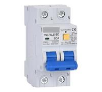 Disjoncteur à courant résiduel RCBO RCCB Type A/AC, MCB 220V 110V 10A 16A 20A 32A 40A 63A 30mA 15mA, Protection contre les fuites(A Type AC110V 30mA,80A)