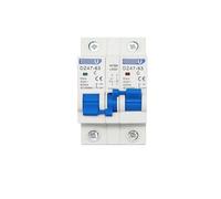 Disjoncteur à double alimentation AC, 1P + 1P 2P + 2P, transfert manuel, verrouillage, interrupteur d'isolation sur rail DIN, 40A 63A(1P 1P,10A)