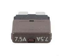 Disjoncteur à lame fusible 12 V 24 V réinitialisable 5-30 A manuel pour applications de course automobile SAE J553 J1171 Protection (7,5 A)