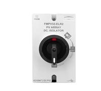 Disjoncteur à poignée rotative solaire étanche IP66, 4P PV DC 1200V 32A, isolateur à interrupteur rotatif, disjoncteur for boîte de Distribution solaire