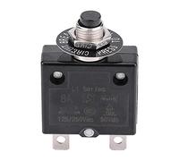 Disjoncteur À Réarmement Manuel, Disjoncteur Thermique De Bouton Poussoir, Protecteur De Surcharge De Surintensité, Avec Bouton De Réinitialisation, 5A 8A 10A 15A 18A 20A 30A En Option, 8A