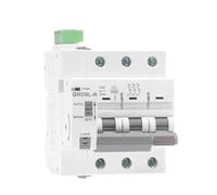 Disjoncteur à réenclenchement automatique sur rail DIN, mini-disjoncteur GRD9L-R GYM9 3P MCB 6KA Protection des circuits(GYM9-3P-MCB-63A)