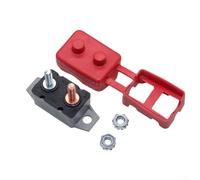 Disjoncteur à réinitialisation automatique 1050 A A 12 V avec couvercle et support de montage Double fusible de batterie pour une utilisation automobile et automobile (AR-30A)