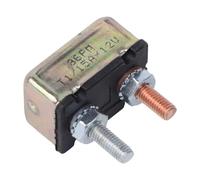 Disjoncteur à réinitialisation automatique pour 12 V pour systèmes automobiles et marins Protection contre les surcharges 10-30 A avec boîtier en métal pour chargeurs de batterie de voiture, camion