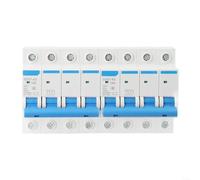 Disjoncteur à verrouillage 4P double alimentation NXB commutateur de transfert 63 A AC380 V équipé d'une unité de déclenchement magnétique et indication visuelle pour la prévention des pannes de