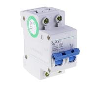 Disjoncteur AC 2P 6A 10A 16A 20A 25A 32A 40A 50A 63A 230~400V MCB 2 pôles, énergie solaire photovoltaïque PV, Mini interrupteur d'air AC(AC 16A)