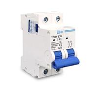 Disjoncteur AC MCB TOB1-63H courbe C 230/400 V~ 50 Hz/60 Hz 1P 2P 3P 4P 3A 6A 10A 16A 20A 25A 32A 40A 50A 63A(2,40A)