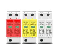 Disjoncteur AC SPD 2P 20ka ~ 40ka 275V Maison Protection contre les surtensions Garde Dispositif d'arrêt basse tension(25 V,385V)