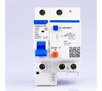 Disjoncteur AC230/400 V NXBLE-63 1P N, dispositif différentiel C 40 50 63 A, déclencheur électromagnétique de type C, 1 pièce(25 V)