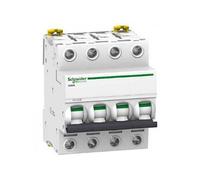 Schneider Electric - Acti9, iC60N disjoncteur 4P 10A courbe C - A9F77410