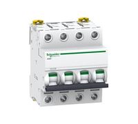 Schneider Electric Disjoncteur Acti9 iC60N A9F77463 4P 63A courbe C