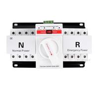Disjoncteur ATS 2P 4P 63A 230V 380V Commutateur de transfert automatique à double alimentation(2P)