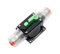 Disjoncteur Auto,Auto Disjoncteur Protection De Voiture,DC12-48V Porte Fusible de Réinitialisation Manuel de Disjoncteur,Étanche Disjoncteur Intégré Fusible pour Bateau Système Protection(60A)