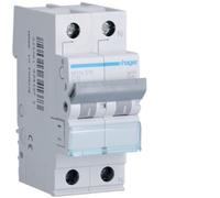 Disjoncteur automatique 1P N 4.5Ka C-10A 2M Hager MYN510