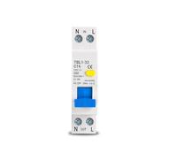Disjoncteur automatique différentiel de courant résiduel, Mini 18MM 230V 50/60Hz RCBO 1P + N 6KA, Protection contre les fuites de courant(6A)