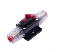 Disjoncteur automatique en alliage de 100 mm avec bouton de réinitialisation manuelle rouge pour audio de voiture et grands systèmes électriques (50 A)