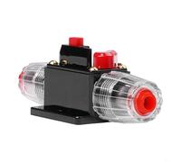 Disjoncteur automatique en ligne pour systèmes 12 V-24 V CC - Réinitialisation manuelle, bornes à cosses de fil, tube thermorétractable, options de 20 A à 150 A, utilisation automobile et marine (70 A
