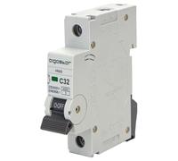 Disjoncteur automatique miniature 1P, 32 A, courbe C, gris