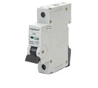 Disjoncteur automatique miniature 1P, 40 A, courbe C, gris