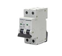 Disjoncteur automatique miniature 2P 25A courbe C, protection électrique, idéal pour les circuits basse tension et les applications résidentielles.