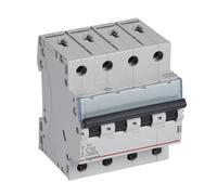Disjoncteur Automatique TX³ Tertiaire 4P Courbe C 6kA 10-40A LEGRAND 403625