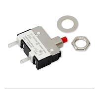 Disjoncteur avec bouton poussoir d'activation et de sécurité de surcharge pour électronique (1A)