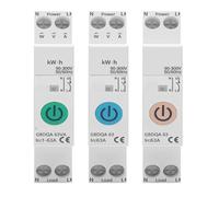 Disjoncteur avec mesure 63A, interrupteur de commande à distance sans fil par application, compteur de tension, kWh, relais temporisé, boucle de temporisation(NO Metering,10A)