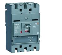 Disjoncteur Boitier Moulé h3+ P250 MAG 3P3D 250A 50kA FTC - HAGER HMT250BR