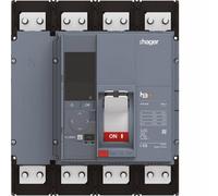 Disjoncteur boitier moulé h3+ PW1600 Energy 4 Poles 800A 50kA - HAGER HMQ801NR
