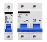 Disjoncteur CB-60 CB-125 CB-60A 1P 2P 6A, 10A, 16A, 20A, 25A, 32A, 40A, 50A, 63A, 80A, 100A, 125A(2P,CB-125,100A)