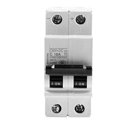 Disjoncteur CC, 1 pc 16A / 32A / 63A 250V DC 2P disjoncteur à air miniature basse tension interrupteur d'énergie solaire pour systèmes CC panneaux solaires système de grille(16A)