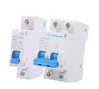 Disjoncteur CC 12 V, 24 V, 36 V, 48 V, 60 V, 72 V, 110 V, 120 V, 3 A, 6 A, 10 A, 16 A, 20 A, 25 A, 32 A, 40 A, 50 A, 63 A, protection contre les surintensités(1P,25A)