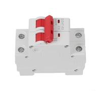 Disjoncteur CC 2 pôles 500 V pour réseaux solaires PV de type C Trip 10 16 20 32 40 63 A Haute capacité de rupture Boîtier en nylon 6 ka Câblage avant Installation de câblage avant Qualité commerciale