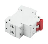 Disjoncteur CC 2 pôles 500 V pour réseaux solaires PV de type C Trip 10 16 20 32 40 63 A Haute capacité de rupture Boîtier en nylon 6 ka Câblage avant Installation de câblage avant Qualité commerciale